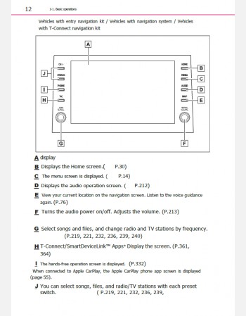 toyota camry 2022-2023 navigation- infotainment manual